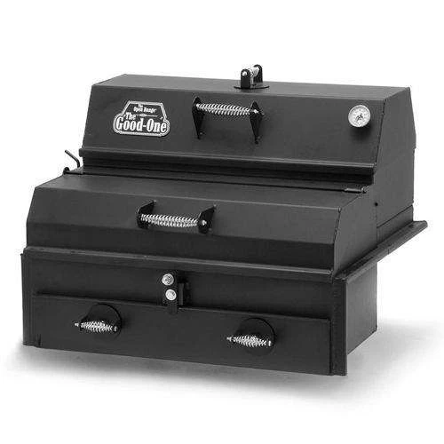 The Good-One Generation III Open Range Natural Wood Smoker And Grill, Built In 1 The Good-One Generation III Open Range Natural Wood Smoker And Grill, Built In