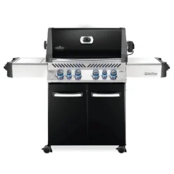 Kitchen Grill Shop 4 Napoleon P500RSIB-3 Prestige 500 Gas Grill On Cart With Rotisserie And Side Burner, 28-Inches