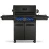 Napoleon P500RSIBK-3-PHM Phantom Prestige 500 Gas Grill On Cart With Infrared Side And Rear Burners