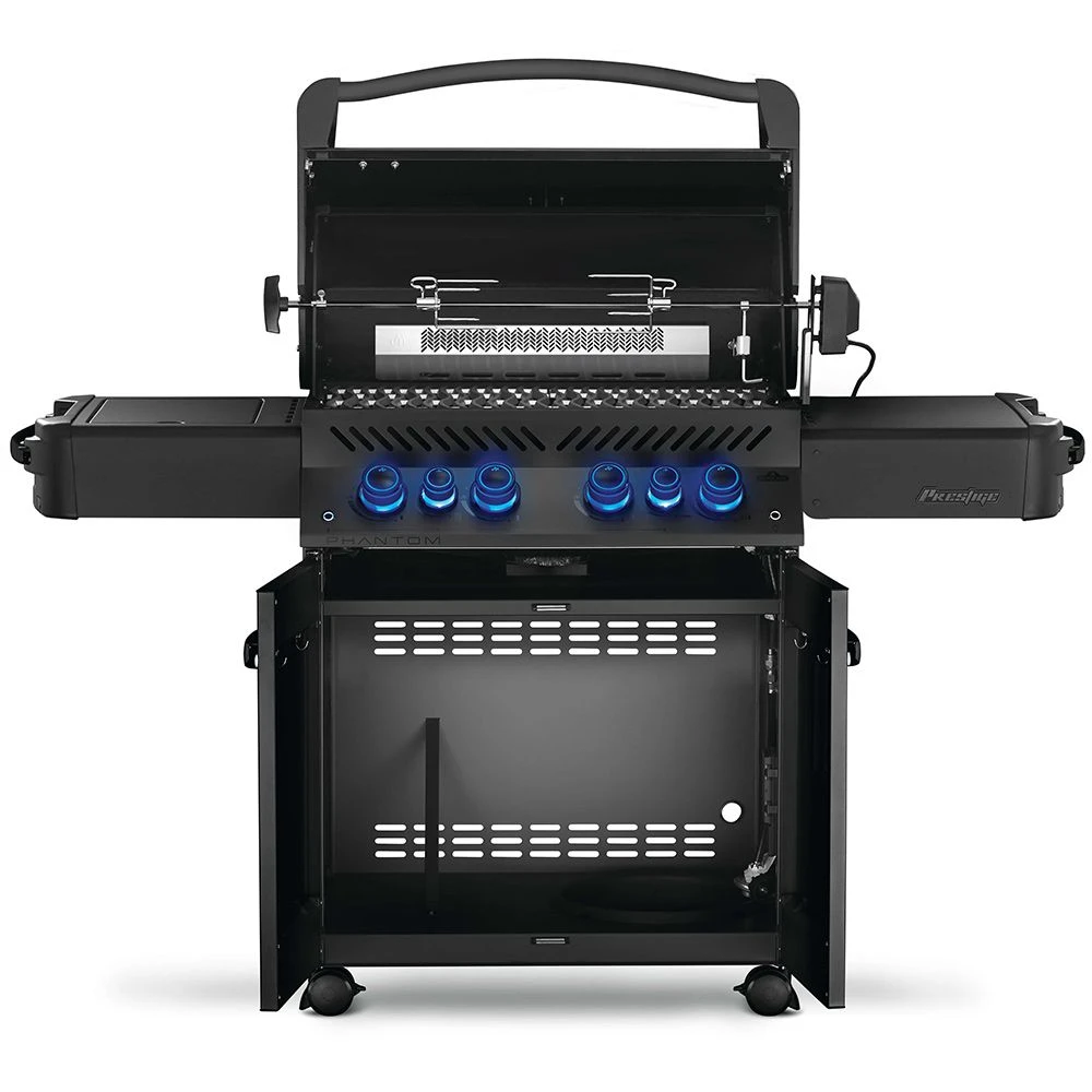 Napoleon P500RSIBK-3-PHM Phantom Prestige 500 Gas Grill On Cart With Infrared Side And Rear Burners 3 Napoleon P500RSIBK-3-PHM Phantom Prestige 500 Gas Grill On Cart With Infrared Side And Rear Burners - Image 3