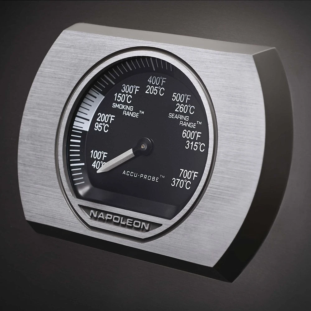 Napoleon P665RSIB Prestige 665 Gas Grill On Cart With Rotisserie And Side Burner, 37-Inches 3 Napoleon P665RSIB Prestige 665 Gas Grill On Cart With Rotisserie And Side Burner, 37-Inches - Image 3