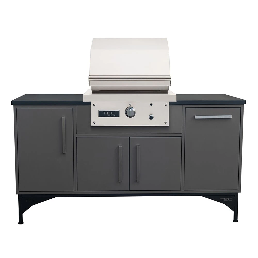 TEC PFR1-TL Patio Gas Grill On Midcentury Modern Island, 66-Inches 1 TEC PFR1-TL Patio Gas Grill On Midcentury Modern Island, 66-Inches