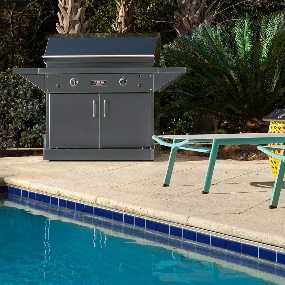 TEC Patio 2 FR Freestanding Infrared Gas Grill On Cabinet Pedestal, 44-Inches 3 TEC Patio 2 FR Freestanding Infrared Gas Grill On Cabinet Pedestal, 44-Inches - Image 3