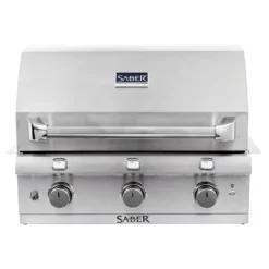Saber R50SB0417 3-Burner Premium Built-In Infrared Grill, 32-Inches