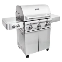 Saber R50SC0017 3-Burner Deluxe Freestanding Infrared Grill With Side Burner, 32-Inches -Kitchen Grill Shop r50sc0017 c 02 20