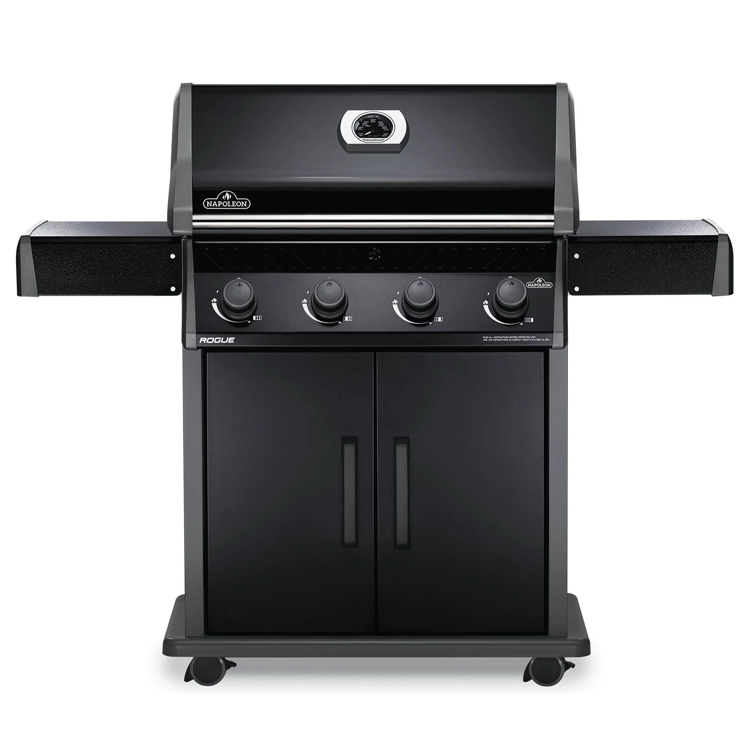 Napoleon R525PK-1 Rogue 525 Black Propane Gas Grill On Cart, 28.75-Inches 1 Napoleon R525PK-1 Rogue 525 Black Propane Gas Grill On Cart, 28.75-Inches