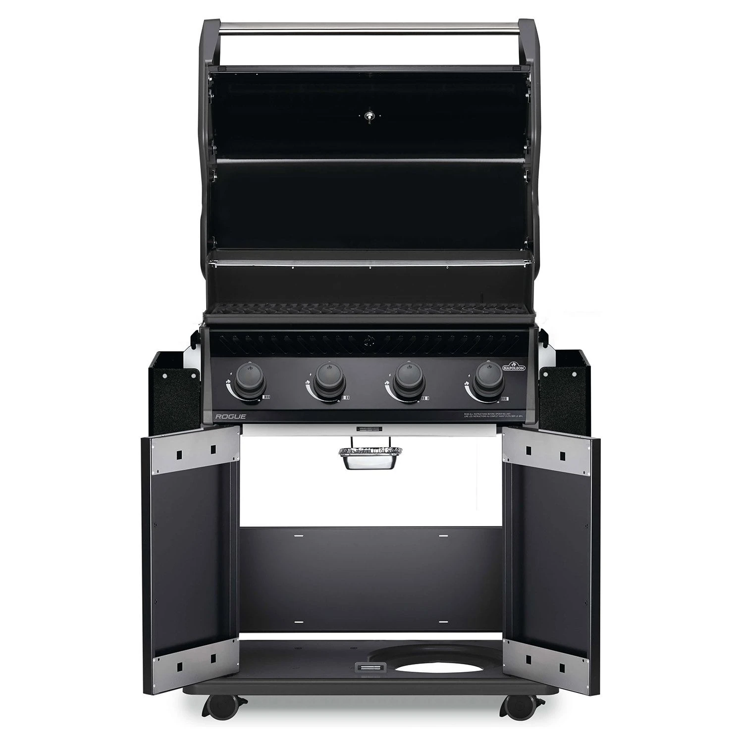 Napoleon R525PK-1 Rogue 525 Black Propane Gas Grill On Cart, 28.75-Inches 2 Napoleon R525PK-1 Rogue 525 Black Propane Gas Grill On Cart, 28.75-Inches - Image 2
