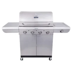 Saber R52SC0421 4-Burner Select Freestanding Infrared Grill With Side Burner, 40-Inches
