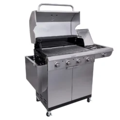 Saber R52SC0421 4-Burner Select Freestanding Infrared Grill With Side Burner, 40-Inches -Kitchen Grill Shop r52sc0421 c 05 21