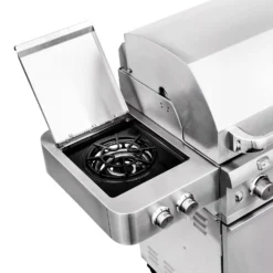 Saber R67SC0017 4-Burner Deluxe Freestanding Infrared Grill With Side Burner, 40-Inches -Kitchen Grill Shop r67sc0017 f 02 20