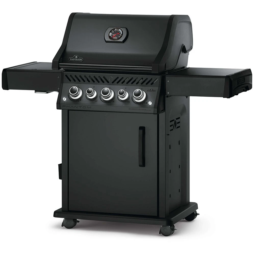 Napoleon RSE425RSIBK-1-PHM Phantom Rogue SE 425 Gas Grill On Cart With Infrared Side And Rear Burners 2 Napoleon RSE425RSIBK-1-PHM Phantom Rogue SE 425 Gas Grill On Cart With Infrared Side And Rear Burners - Image 2