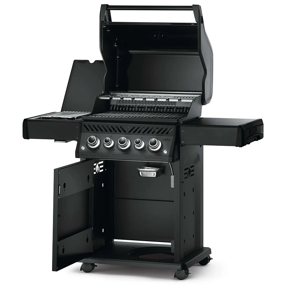 Napoleon RSE425RSIBK-1-PHM Phantom Rogue SE 425 Gas Grill On Cart With Infrared Side And Rear Burners 3 Napoleon RSE425RSIBK-1-PHM Phantom Rogue SE 425 Gas Grill On Cart With Infrared Side And Rear Burners - Image 3