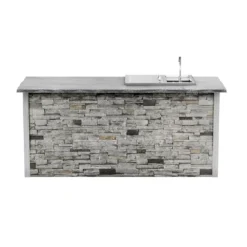 Coyote Ready-To-Assemble 8-Foot Outdoor Kitchen Island With Refreshment Center & Access Door (RTAC-B8-RL) 8 Coyote Ready-To-Assemble 8-Foot Outdoor Kitchen Island With Refreshment Center & Access Door (RTAC-B8-RL) -Kitchen Grill Shop rtac b8 rl sg coy crc csa1724 d 06 22