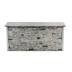 Coyote Ready-To-Assemble 8-Foot Outdoor Kitchen Island With 31-Inch Access Door & Double Pull-Out Drawers (RTAC-B8-SL) -Kitchen Grill Shop rtac b8 sl sg ccd 2dc31 d 06 22