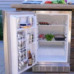 Coyote Ready-To-Assemble 8-Foot Outdoor Kitchen Island With 36-Inch S-Series Gas Grill, 21-Inch Refrigerator, Access Doors & Single Pull-Out Trash (RTAC-G8-P) 9 Coyote Ready-To-Assemble 8-Foot Outdoor Kitchen Island With 36-Inch S-Series Gas Grill, 21-Inch Refrigerator, Access Doors & Single Pull-Out Trash (RTAC-G8-P) -Kitchen Grill Shop rtac g8 p ls c 09 21