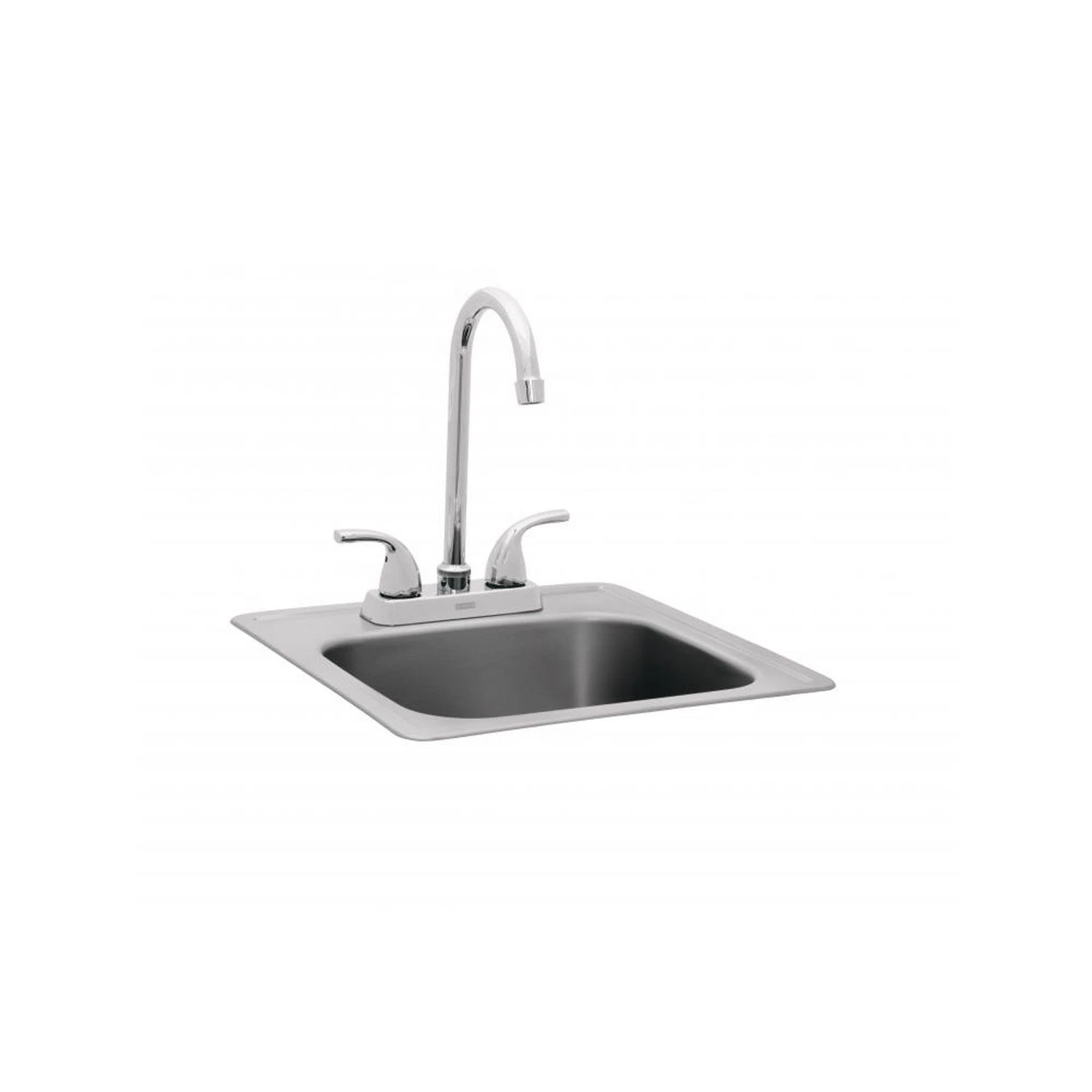 Bull BG-12389 Small Stainless Steel Sink, 14.875x14.875-Inches 1 Bull BG-12389 Small Stainless Steel Sink, 14.875x14.875-Inches