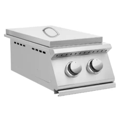 Summerset SIZSB-2-CART-SIZ-SB2BK Sizzler Series Double Side Burner For Cart Grills 9 Summerset SIZSB-2-CART-SIZ-SB2BK Sizzler Series Double Side Burner For Cart Grills -Kitchen Grill Shop sizsb2 b 01 20
