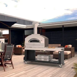 Alfa Stone Medium 40-Inch Countertop Gas Pizza Oven -Kitchen Grill Shop stone oven copper ls 01 20