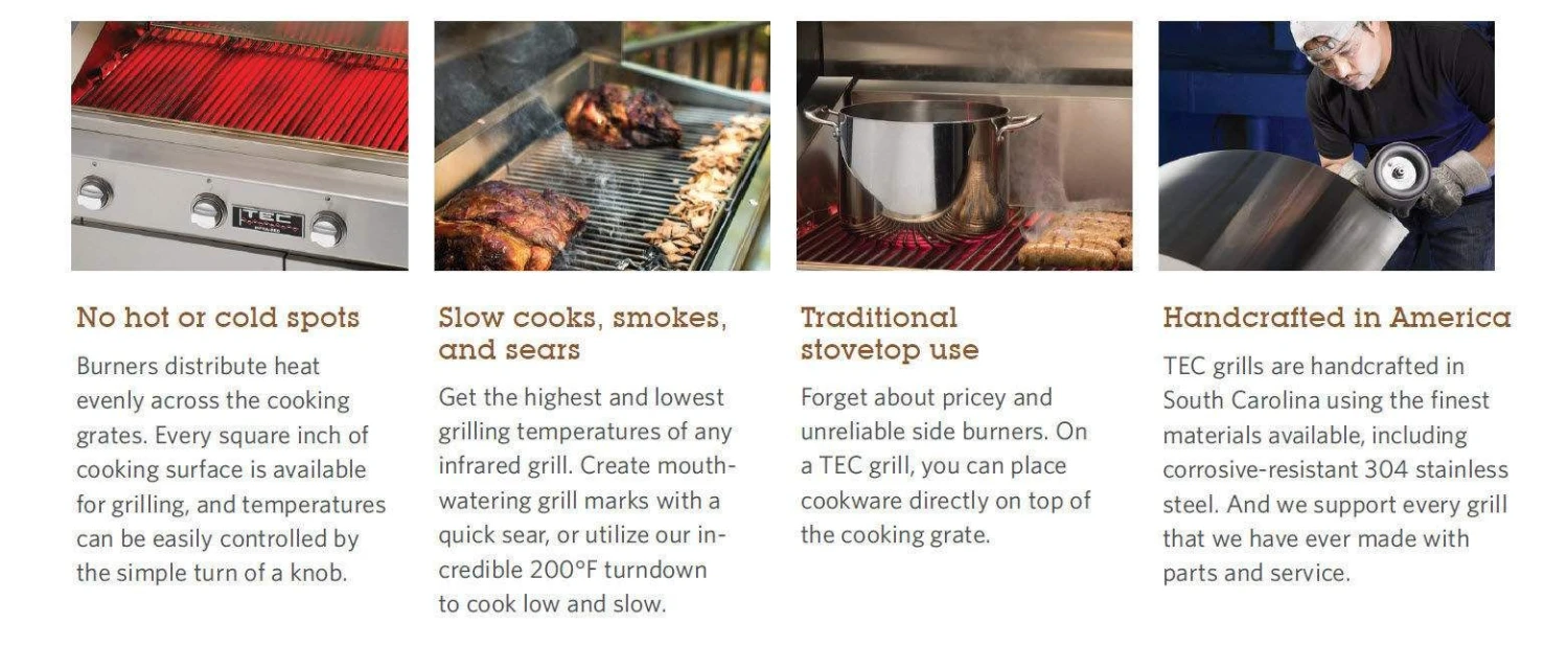 TEC Sterling Patio 1 FR Infrared Built-In Gas Grill, 26-Inches 5 TEC Sterling Patio 1 FR Infrared Built-In Gas Grill, 26-Inches - Image 5