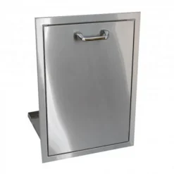 The Outdoor GreatRoom Company TRASHRO Stainless Steel Trash Roll Out, 17.25x24.25-Inch