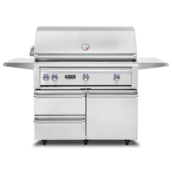 Viking 5 Series Stainless Steel Cart Gas Grill With ProSear Burner & Rotisserie, 42-Inch (VQGFS542)