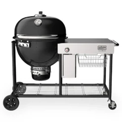 Weber Summit Kamado S6 Freestanding Charcoal Grill Center With Gas Ignition, 24-Inch (WEB-18501101)