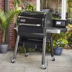 Weber SmokeFire EX4 Freestanding Pellet Grill, 24-Inch (WEB-22510201) -Kitchen Grill Shop web 22510201 c 05 22