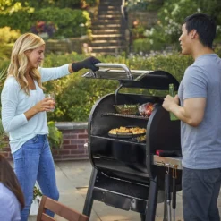 Weber SmokeFire EX4 Freestanding Pellet Grill, 24-Inch (WEB-22510201) -Kitchen Grill Shop web 22510201 d 05 22