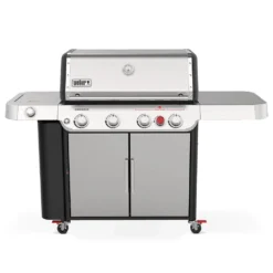 Weber Genesis 4-Burner Freestanding Gas Grill With Sear Burner And Side Burner (WEB-E-S-435)