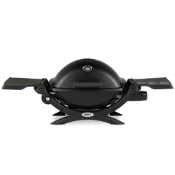 Weber Q1200 Portable Propane Gas Grill With Side Tables (WEB-Q1200)