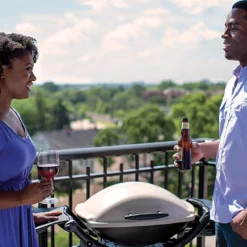 Weber Q2000 Portable Propane Gas Grill With Side Tables (WEB-53060001) -Kitchen Grill Shop web 53060001 ls a 05 22 1