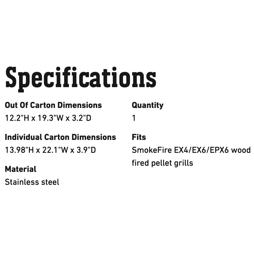 Weber Stainless Steel Folding Side Table For SmokeFire Pellet Grills (WEB-7001) 3 Weber Stainless Steel Folding Side Table For SmokeFire Pellet Grills (WEB-7001) - Image 3