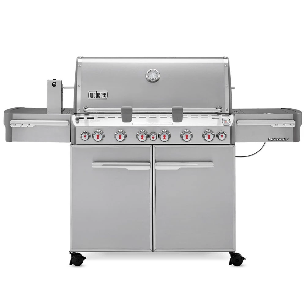 Weber Summit 6-Burner Freestanding Gas Grill With Rotisserie, Sear Station And Side Burner (WEB-E-S-670) 1 Weber Summit 6-Burner Freestanding Gas Grill With Rotisserie, Sear Station And Side Burner (WEB-E-S-670)