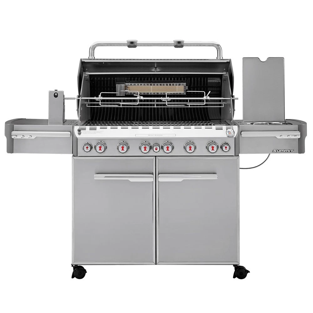 Weber Summit 6-Burner Freestanding Gas Grill With Rotisserie, Sear Station And Side Burner (WEB-E-S-670) 4 Weber Summit 6-Burner Freestanding Gas Grill With Rotisserie, Sear Station And Side Burner (WEB-E-S-670) - Image 4