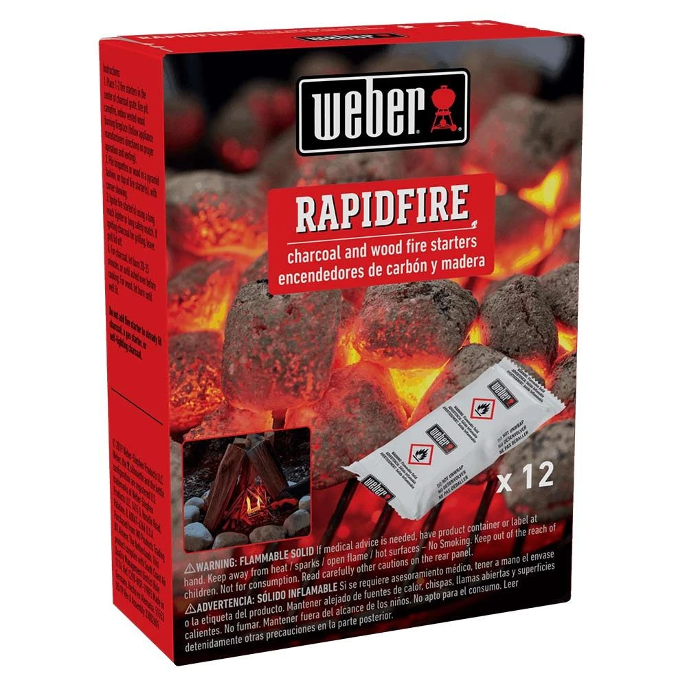 Weber RapidFire Fire Starters, 12pc (WEB-7480) 3 Weber RapidFire Fire Starters, 12pc (WEB-7480) - Image 3
