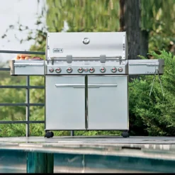 Weber Summit 6-Burner Freestanding Gas Grill With Rotisserie, Sear Station And Side Burner (WEB-E-S-670) 10 Weber Summit 6-Burner Freestanding Gas Grill With Rotisserie, Sear Station And Side Burner (WEB-E-S-670) -Kitchen Grill Shop web e s 670 feat a 05 22