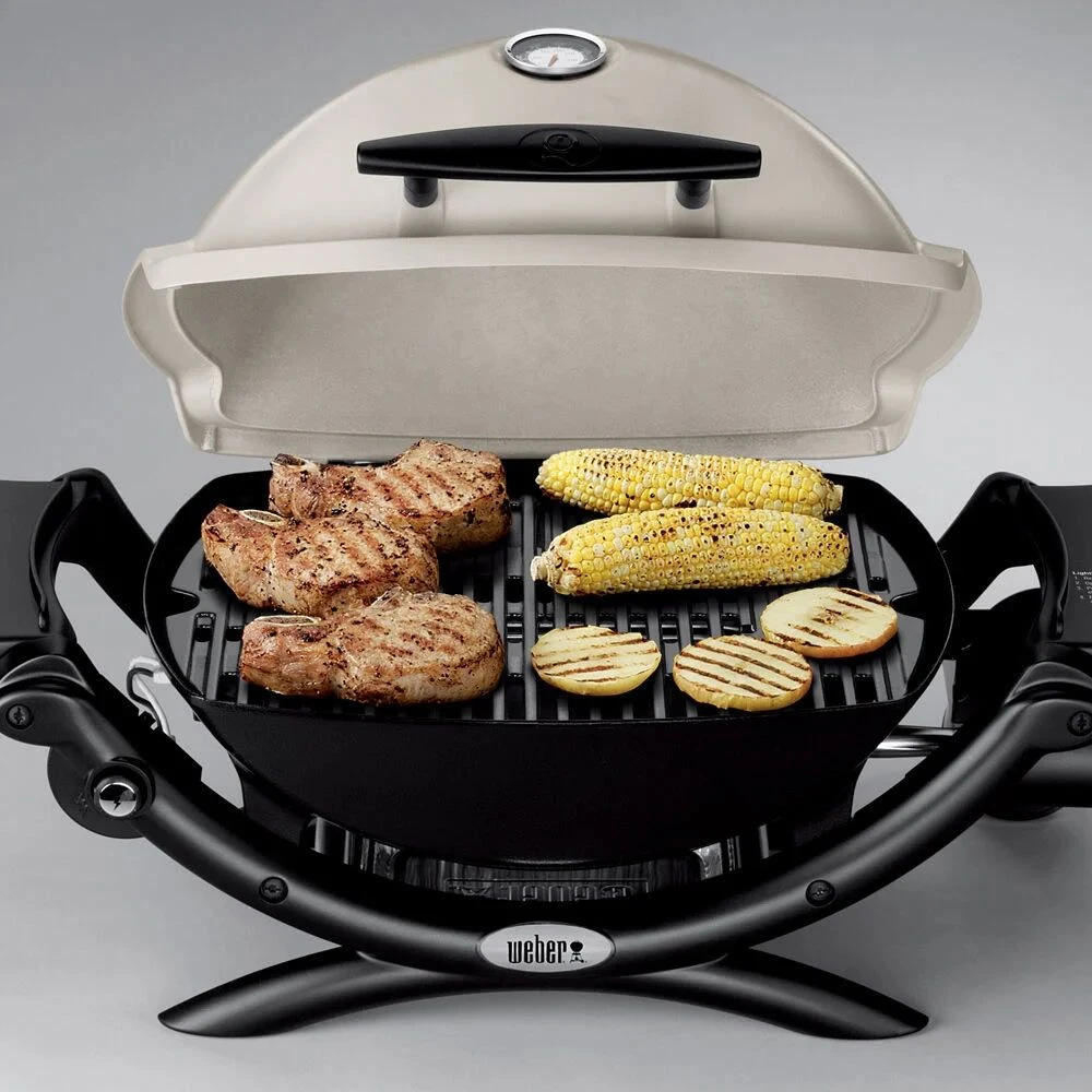 Weber Q1200 Portable Propane Gas Grill With Side Tables (WEB-Q1200) 5 Weber Q1200 Portable Propane Gas Grill With Side Tables (WEB-Q1200) - Image 5