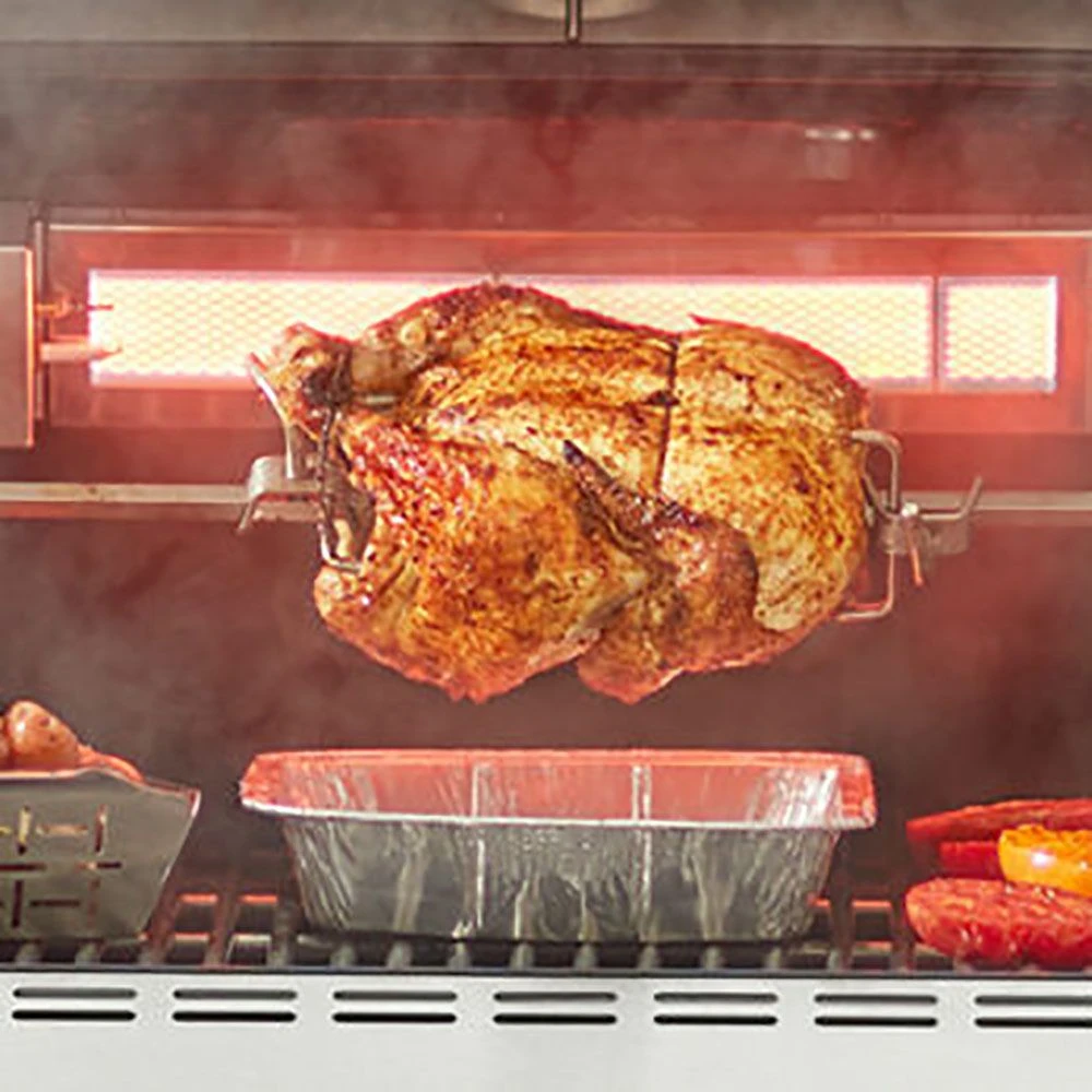 Weber Summit 4-Burner Built-In Gas Grill With Rotisserie, Sear Station And Access Doors (WEB-S-460) 3 Weber Summit 4-Burner Built-In Gas Grill With Rotisserie, Sear Station And Access Doors (WEB-S-460) - Image 3