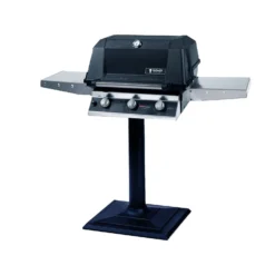 Kitchen Grill Shop 12 Modern Home Products W3G4DD Tri-Burn Gas Grill With SearMagic Grids On Patio Base, 27-Inch